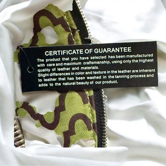 New With Tags OrYANY Gray Pebble Leather Crossbody Bag - Picture 8 of 11